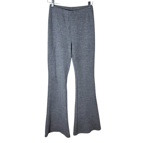 AMERICAN EAGLE Ribbed WIde Leg Bootcut Flare Pull On Yoga Pants Size Small - Picture 1 of 9